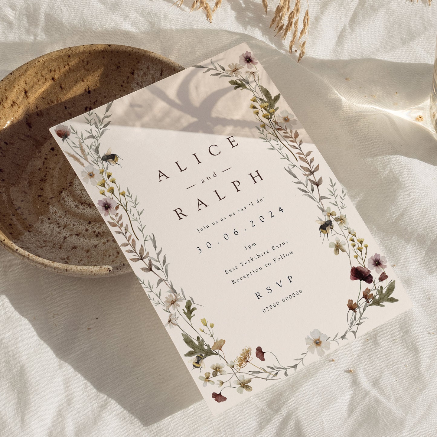 Alice Garden Wedding Invitations
