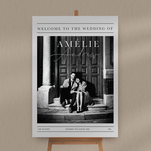 Amélie Welcome Sign