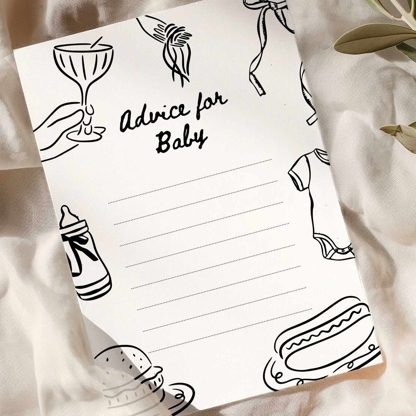 Baby-Q Baby Shower Invitation & Digital Template Bundle