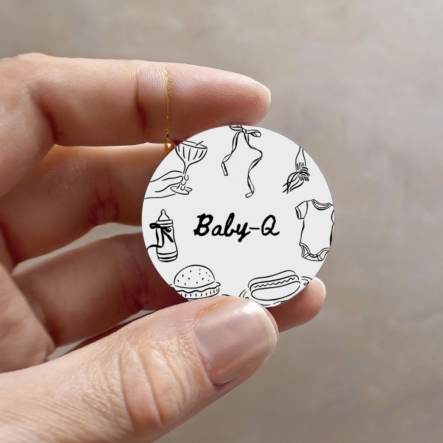 Baby-Q Baby Shower Invitation & Digital Template Bundle