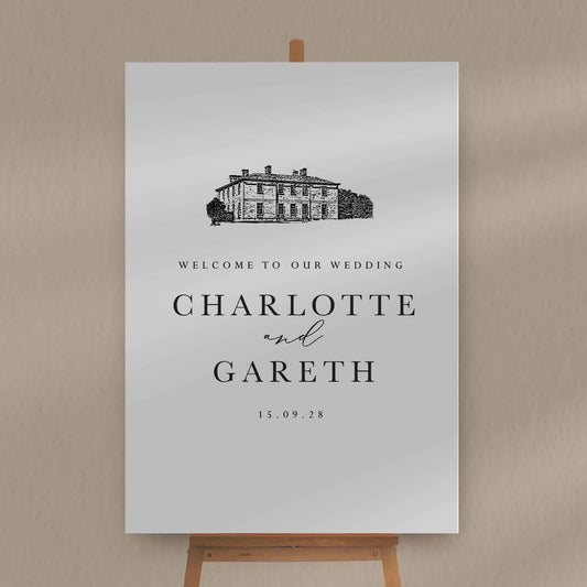 Charlotte Welcome Sign