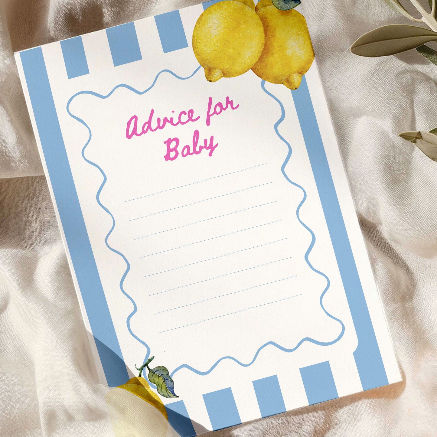 Ciao Bebé Baby Shower Invitation & Digital Template Bundle