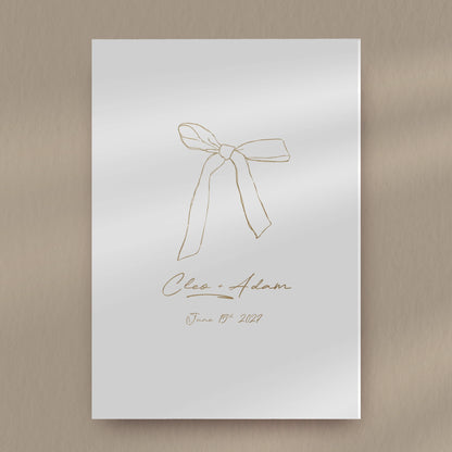 Save The Date Sample  Ivy and Gold Wedding Stationery Cleo  