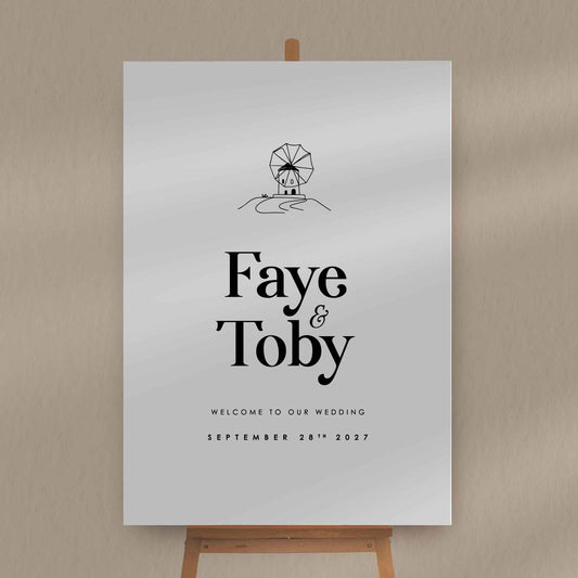 Faye Welcome Sign