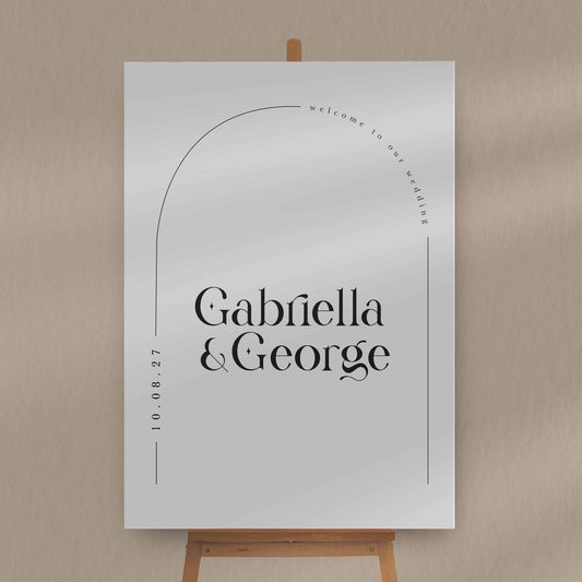 Gabriella Welcome Sign