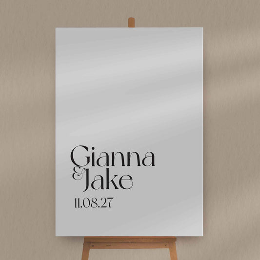 Gianna Welcome Sign