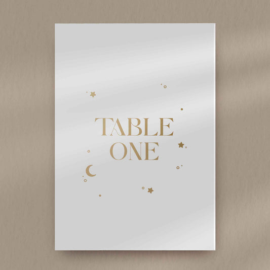 Hallee Table Number