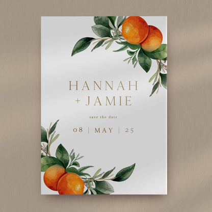 Save The Date Sample  Ivy and Gold Wedding Stationery Hannah  