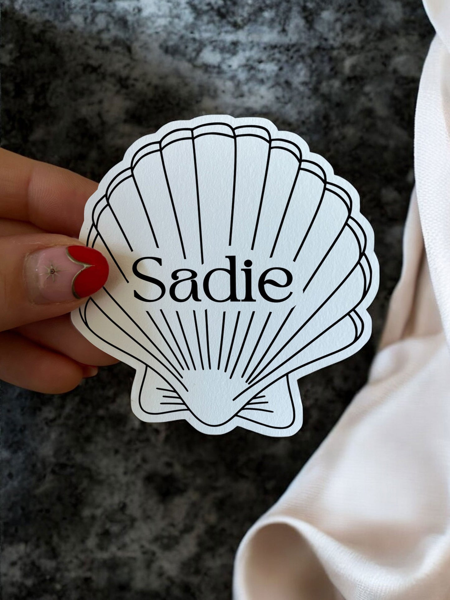 Sadie | Shell Place Card