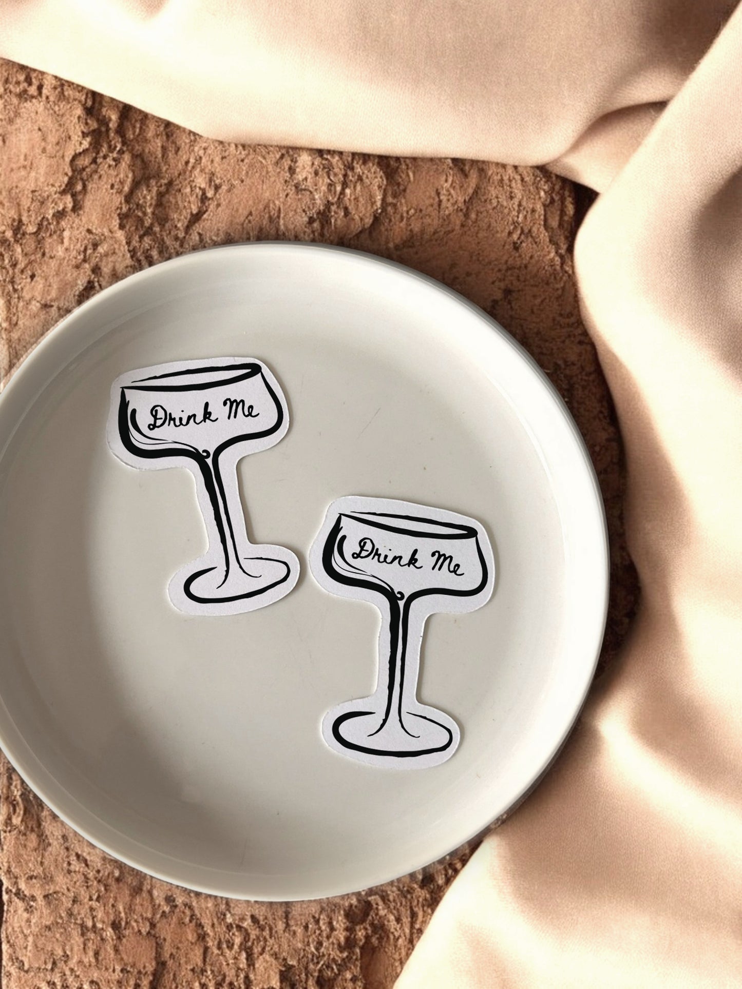 Skye | Champagne Place Card