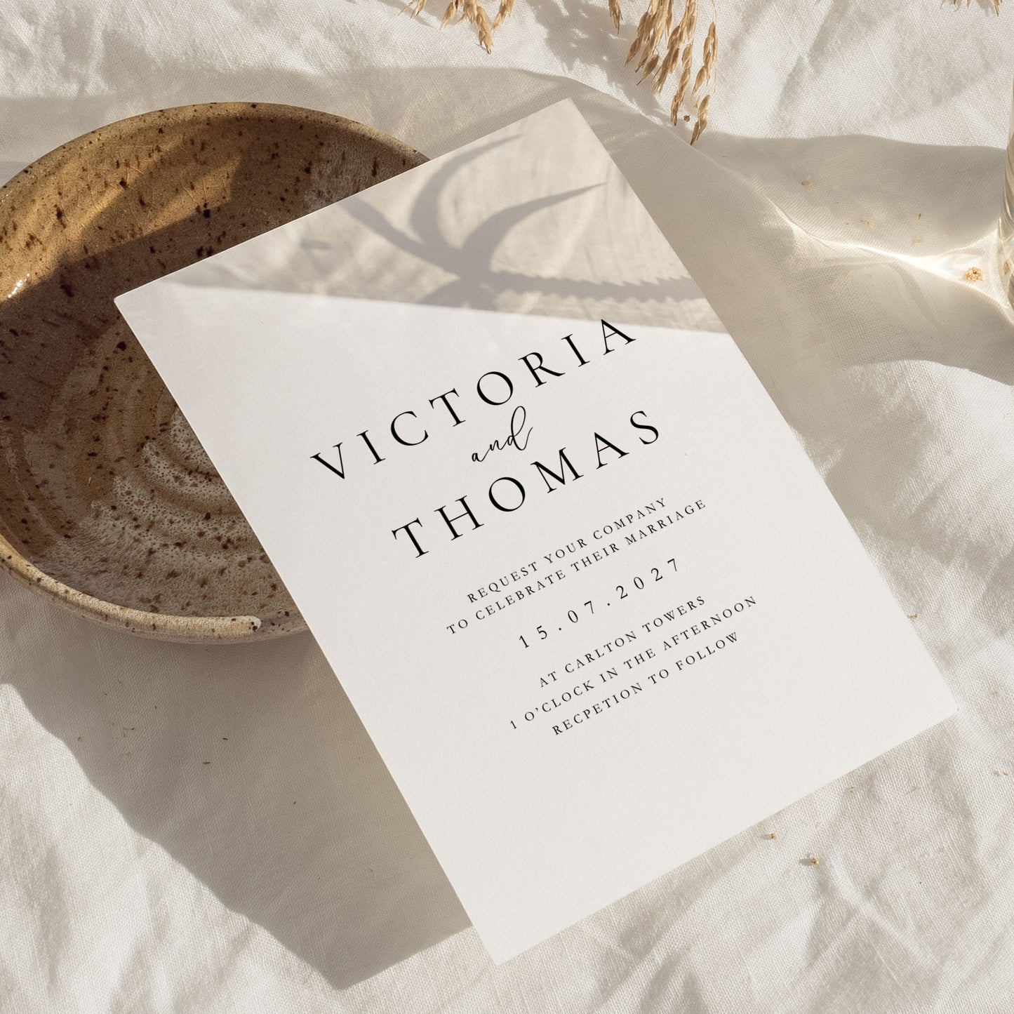 Victoria Formal Wedding Invitations