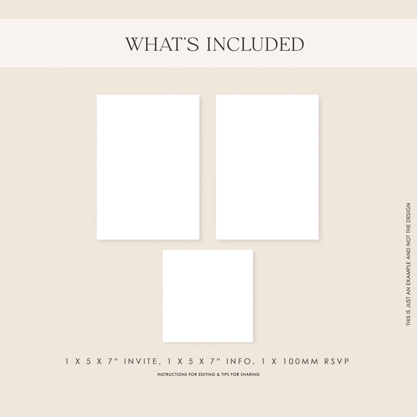 Daisy Photo Strip Wedding Invitation - Unique Photo Booth Style Ivy and Gold Wedding Stationery