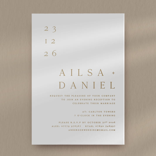 Ailsa Evening Invitation