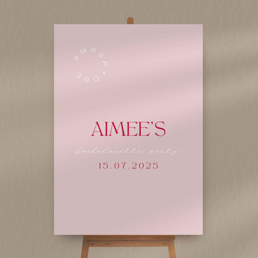 Aimee Hen Party Sign