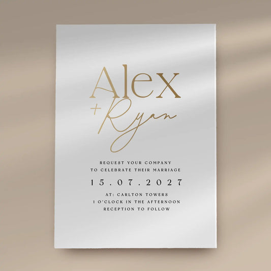 Alex Invitation