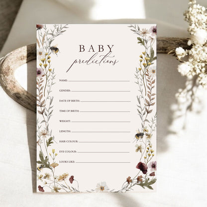 Alice English Garden Baby Shower Invitation & Digital Template Bundle