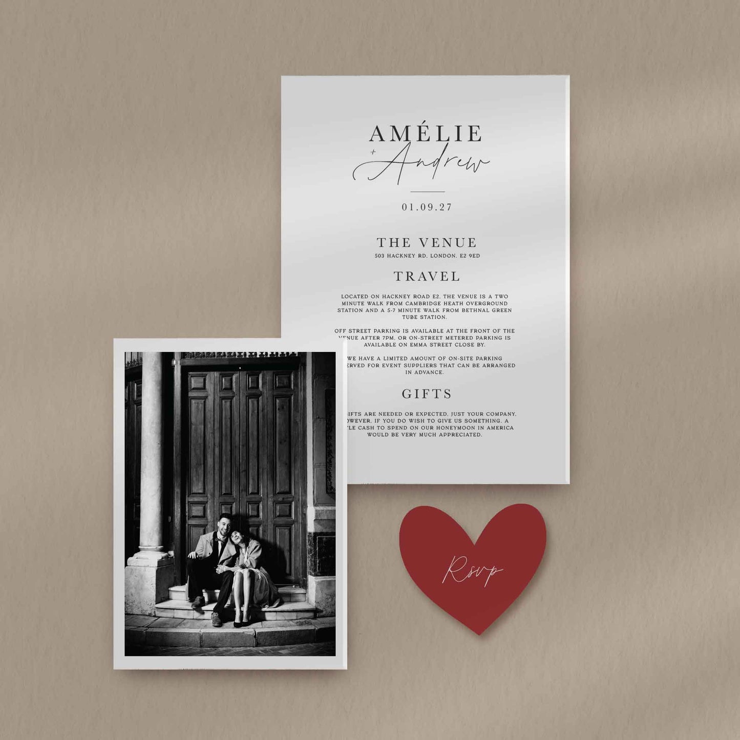 Amélie Invitation Set