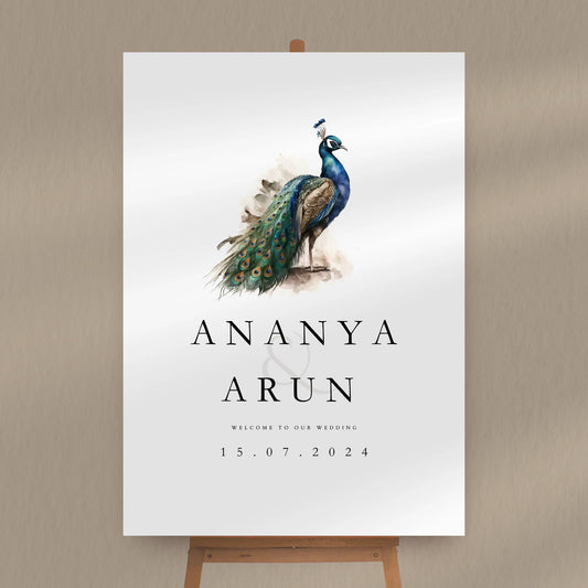 Ananya Welcome Sign