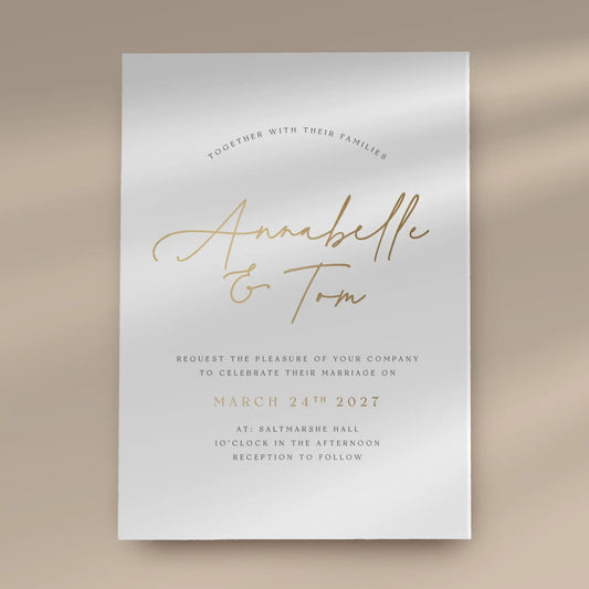 Annabelle Invitation