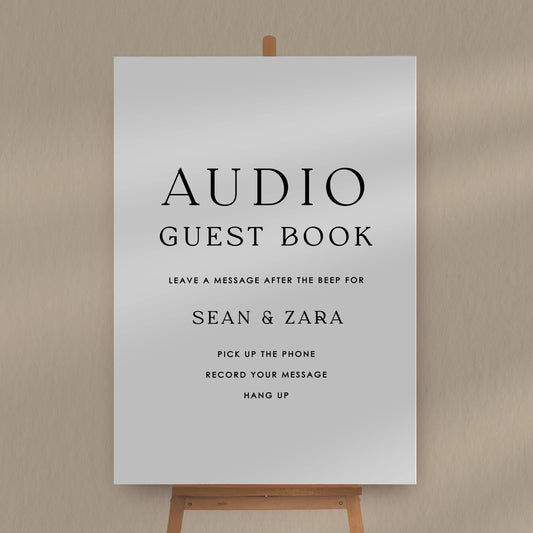 Audio Guest Book Sign