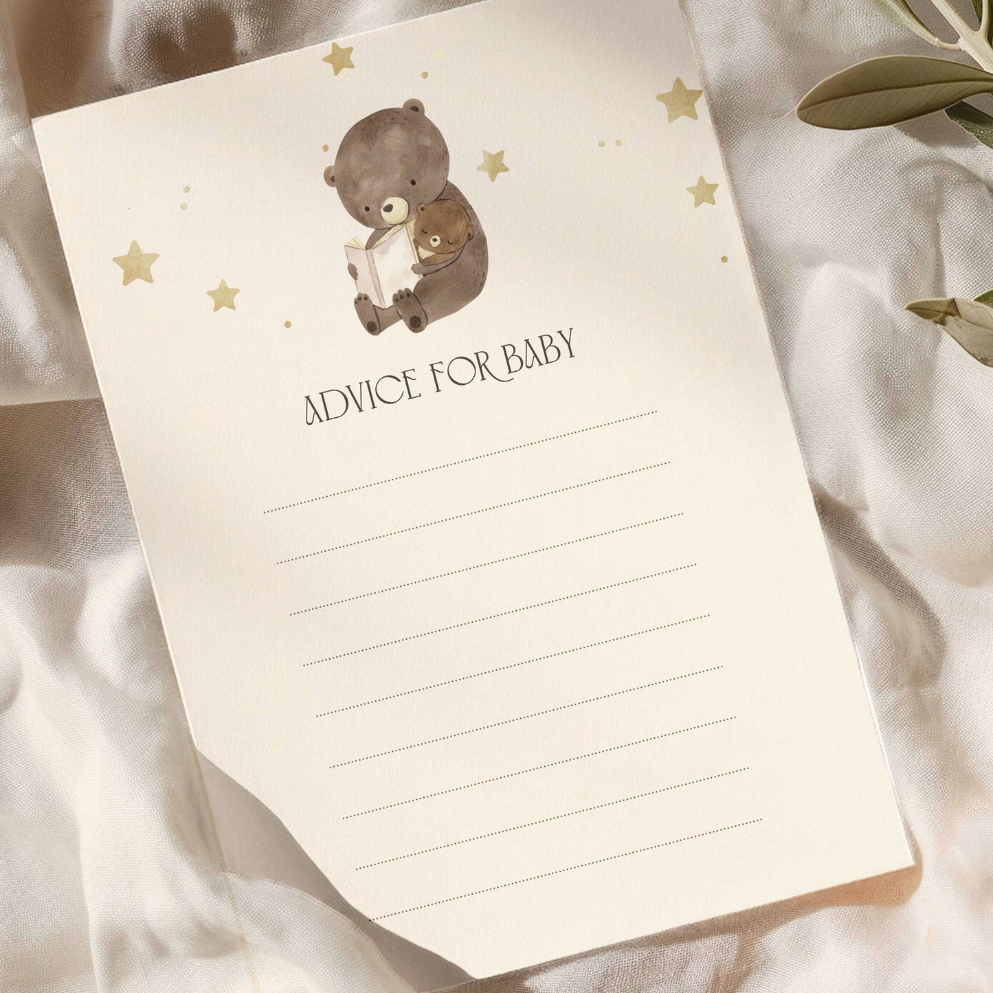 Bearly Wait Baby Shower Invitation & Digital Template Bundle