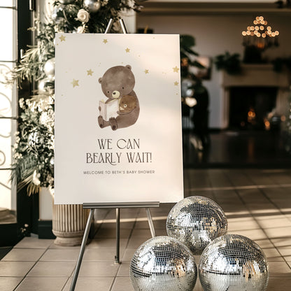 Bearly Wait Baby Shower Invitation & Digital Template Bundle