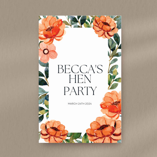 Becca Hen Party Favour Tags