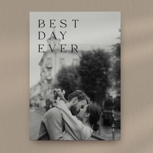 Best Day Ever Reception Invitation