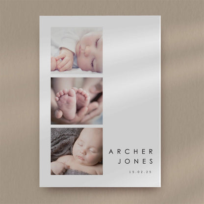 Birth Announcement Sample - Ivy and Gold Wedding Stationery