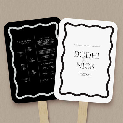 Bodhi Order Of Service - Ivy and Gold Wedding Stationery