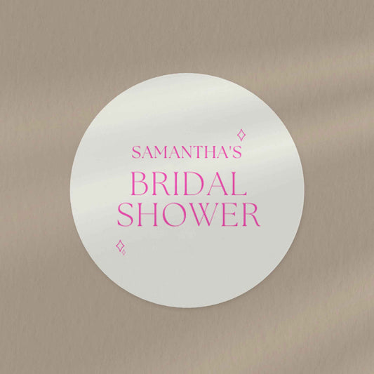 Boho Bridal Shower Stickers