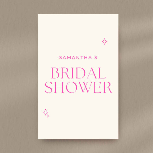 Boho Bridal Shower Favour Tags