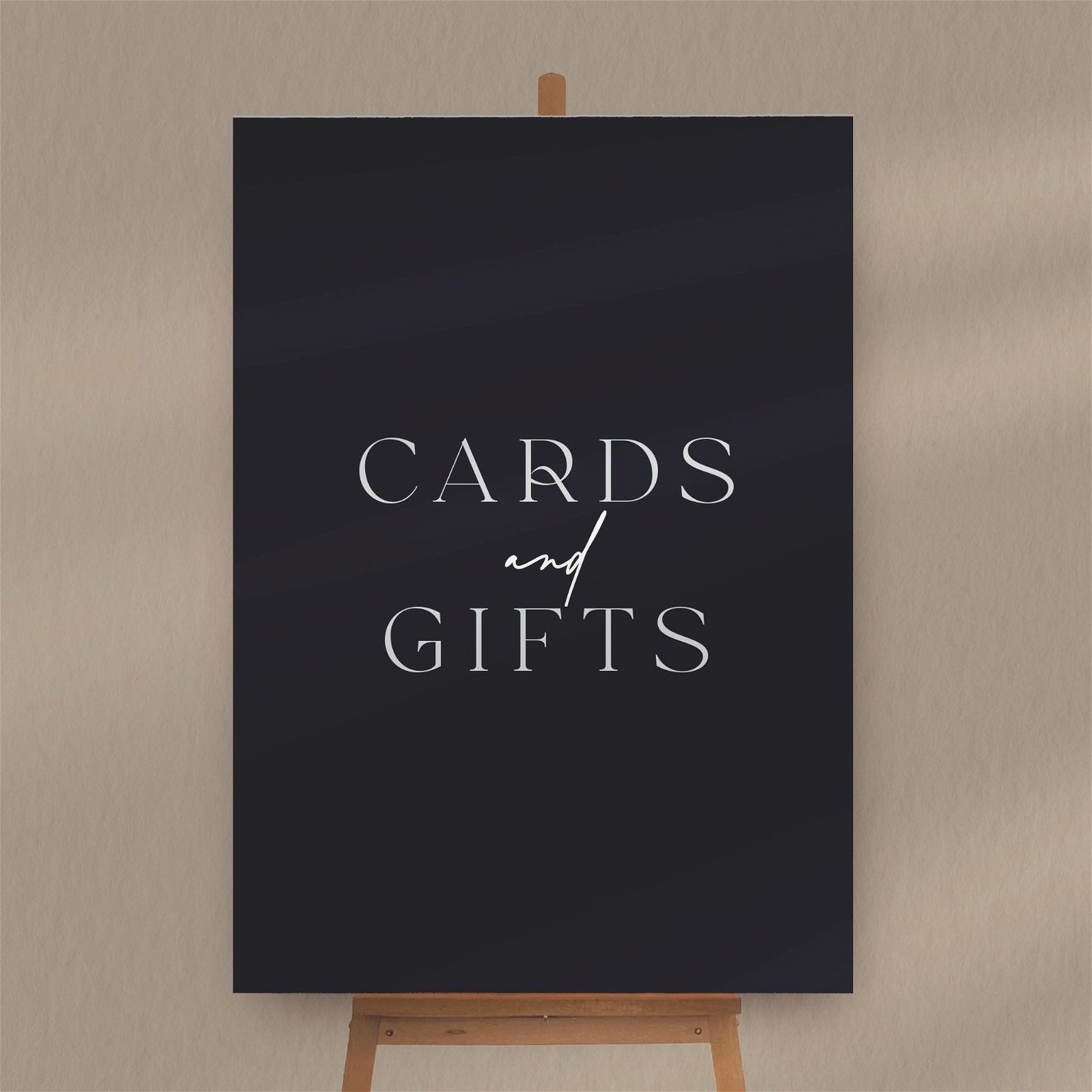 Cards & Gifts Sign - Ivy and Gold Wedding Stationery