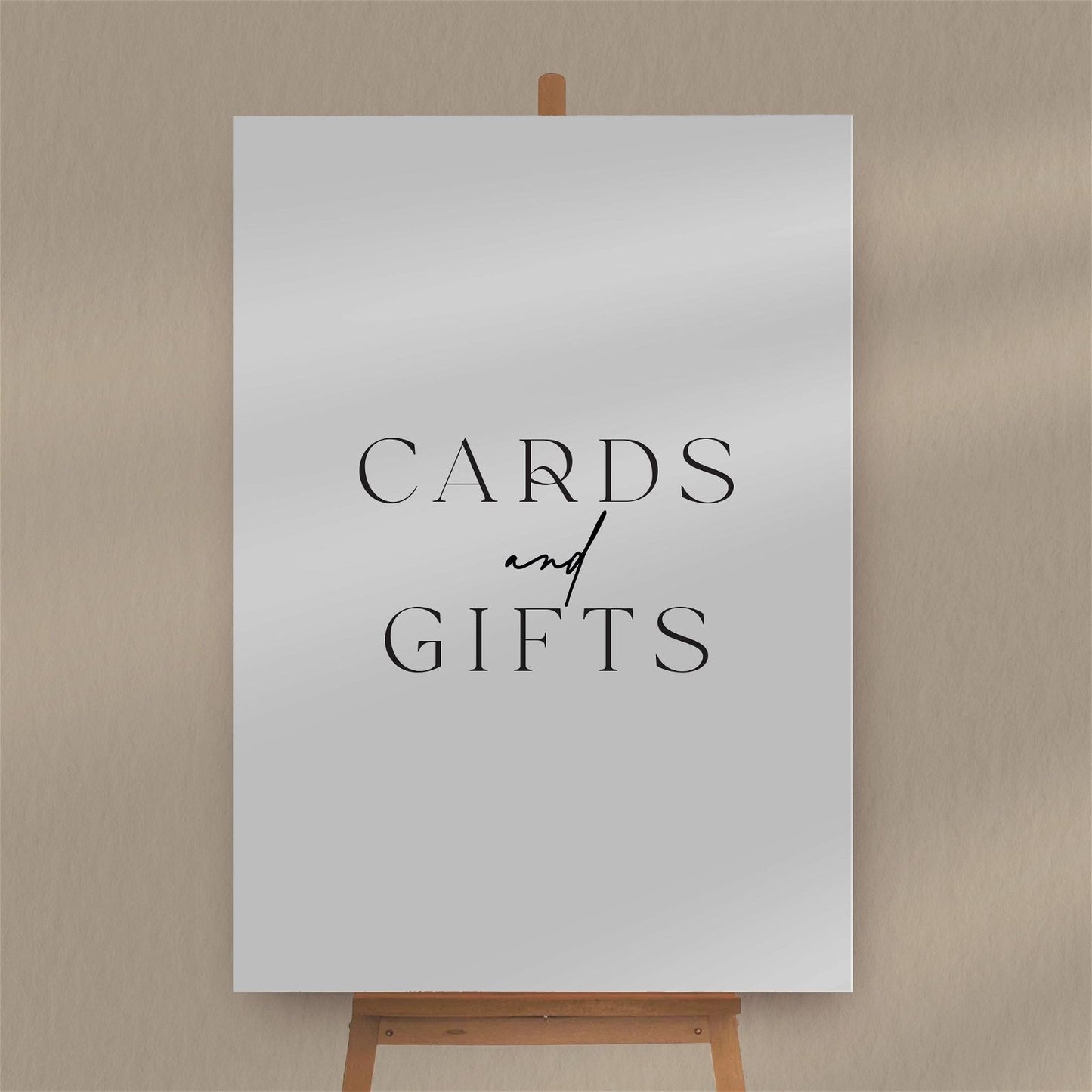 Cards & Gifts Sign - Ivy and Gold Wedding Stationery