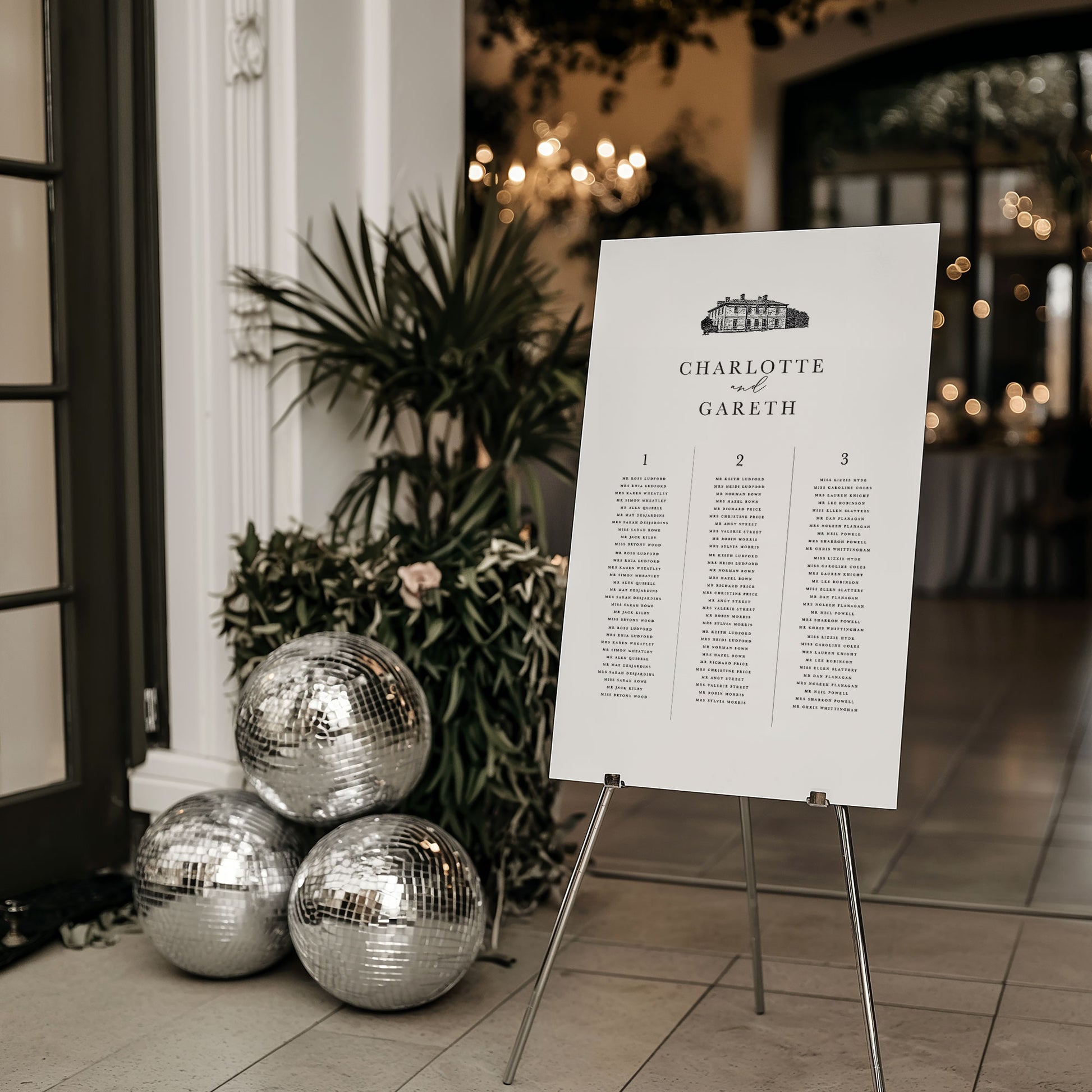 Charlotte-Venue-Illustration-Wedding Seating Plan Chart