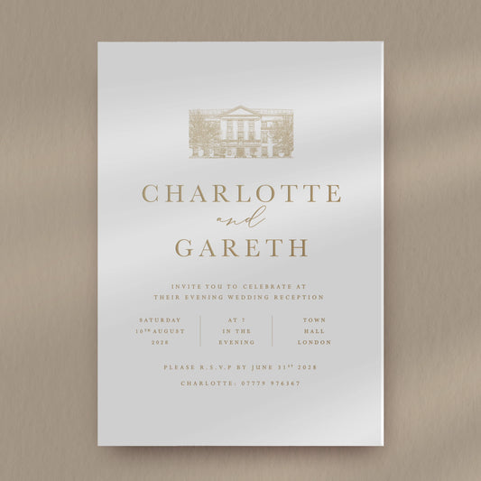 Charlotte Evening Invitation