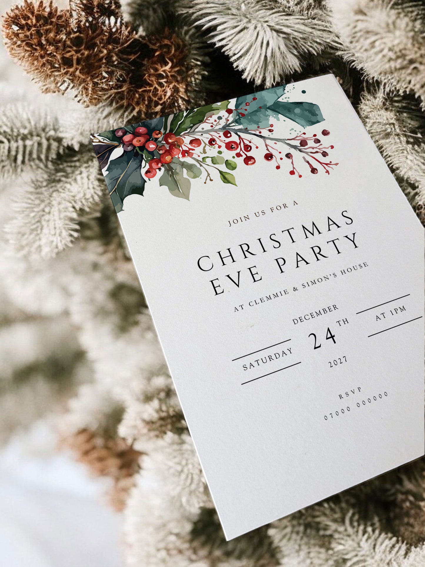 Christmas Party Itinerary | Clemmie