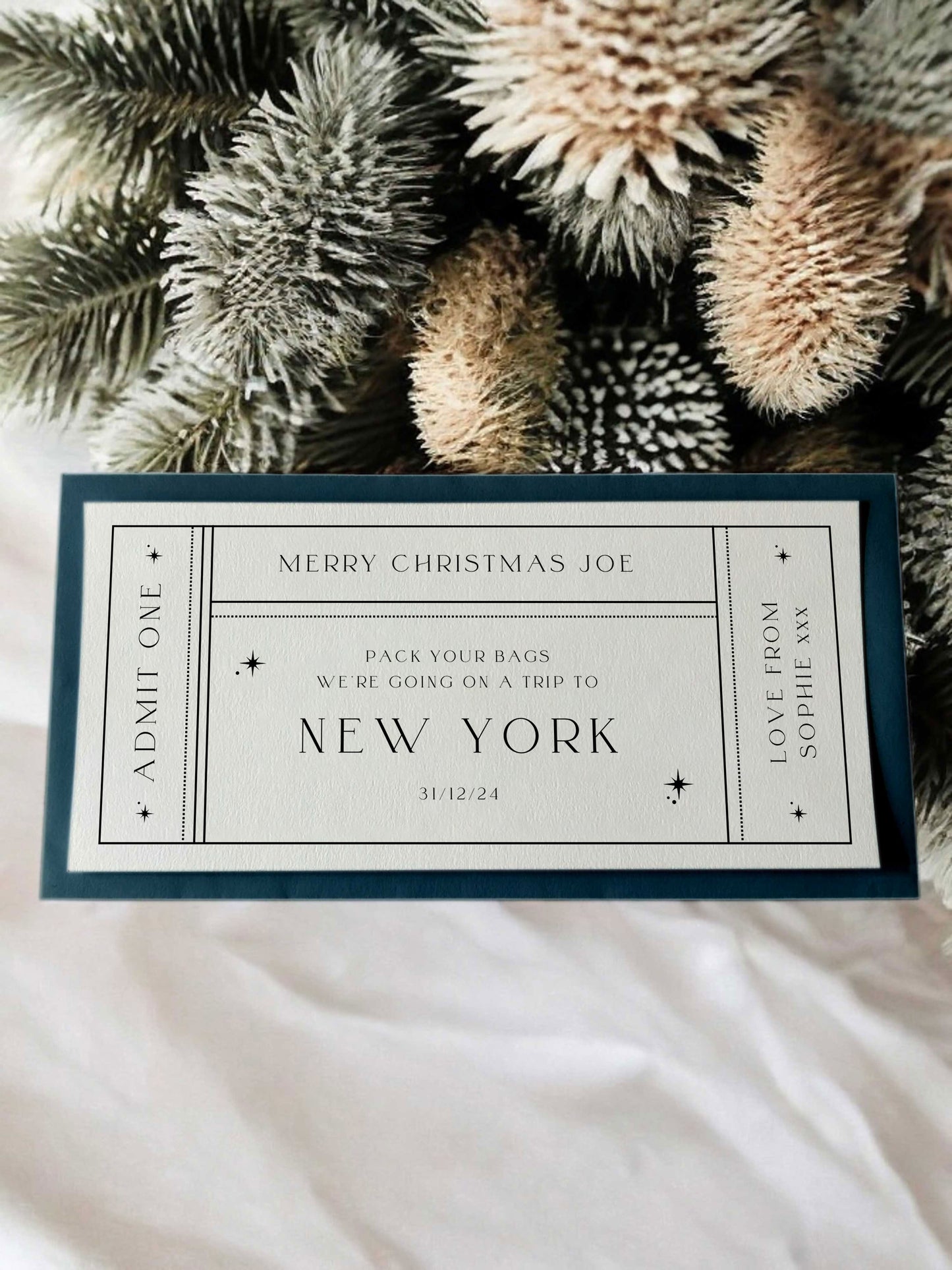 Christmas Gift Voucher Digital Template