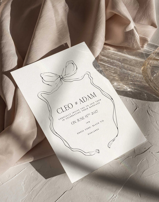 Cleo-Bow-Wedding-Invitation-Card-White-With-Black-Text--Card.jpg
