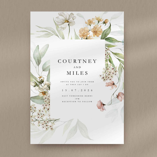 Courtney Wedding Invitation