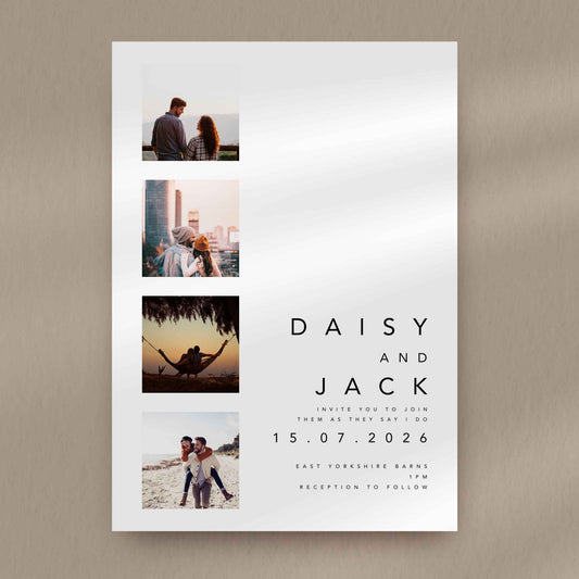 Daisy Wedding Invitation
