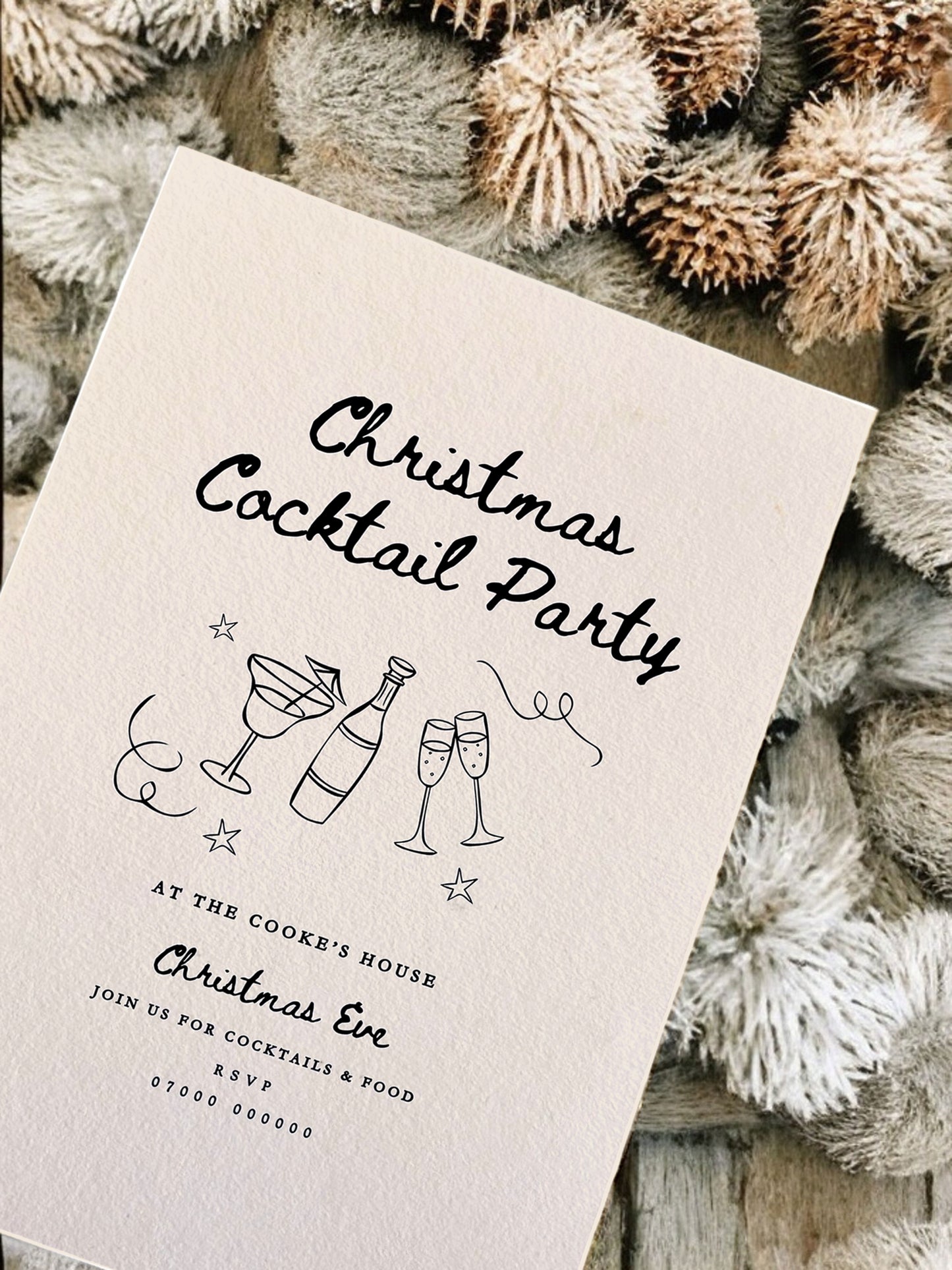 Christmas Cocktail Party Invitation