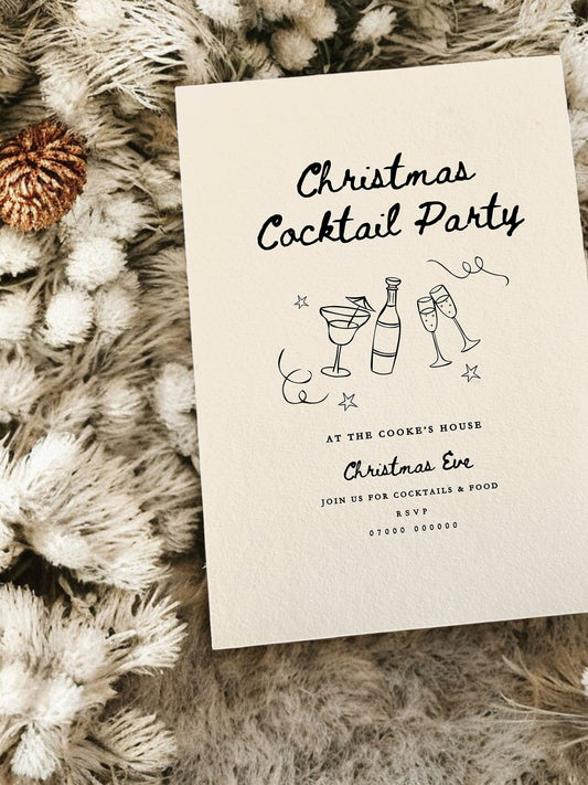 Christmas Cocktail Party Invitation