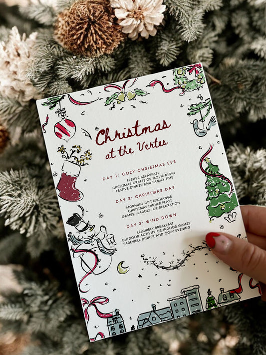 Doodle Christmas Itinerary