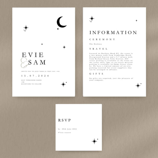 Evie Invitation Pack