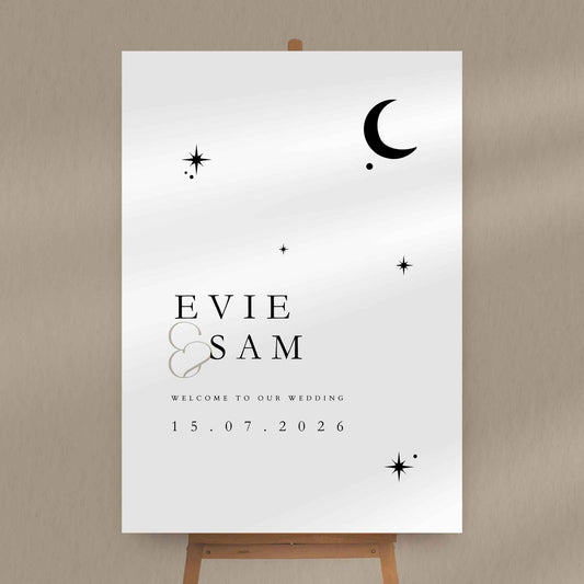 Evie Welcome Sign
