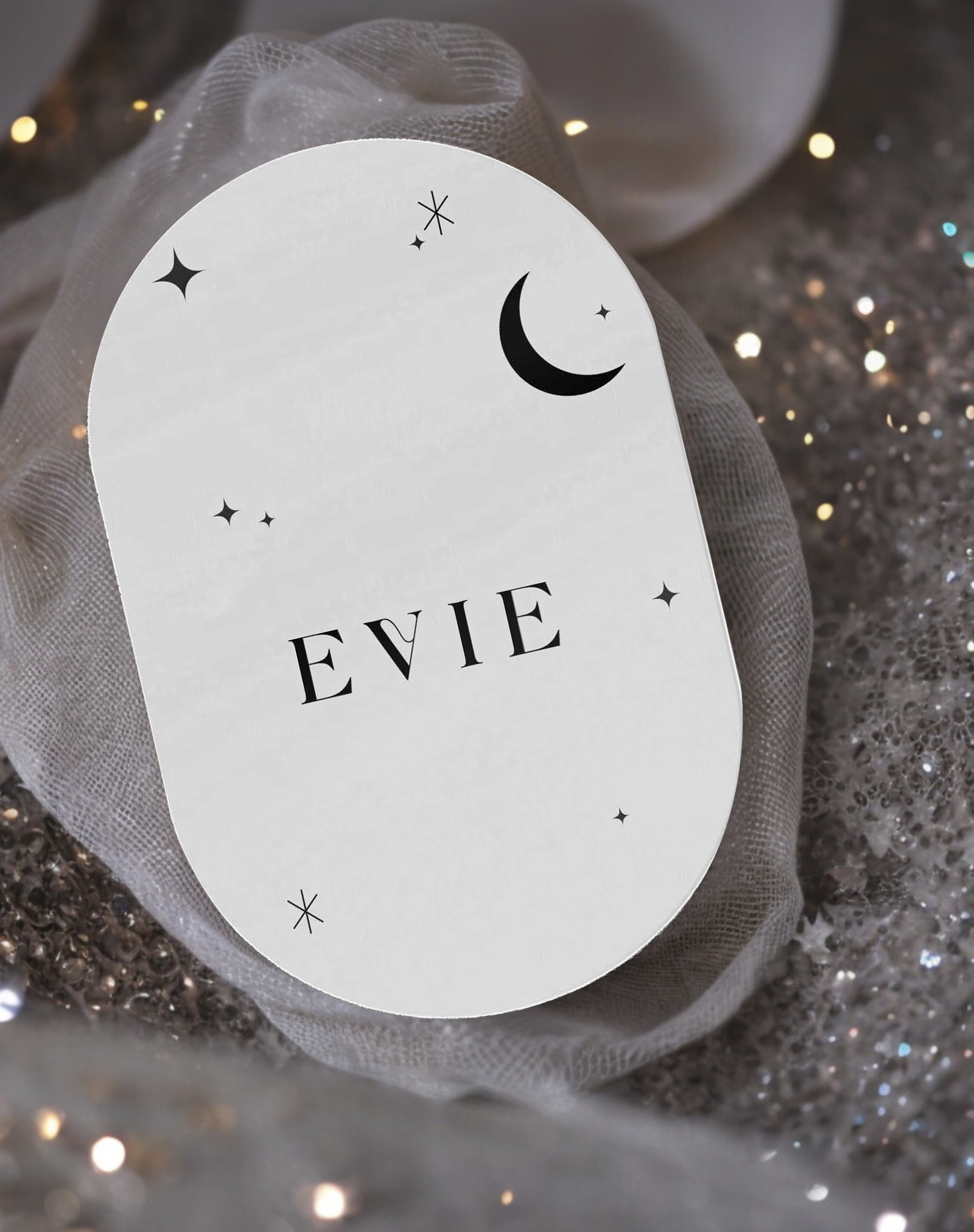 Evie Starry Sky Place Cards - Ivy and Gold Wedding Stationery