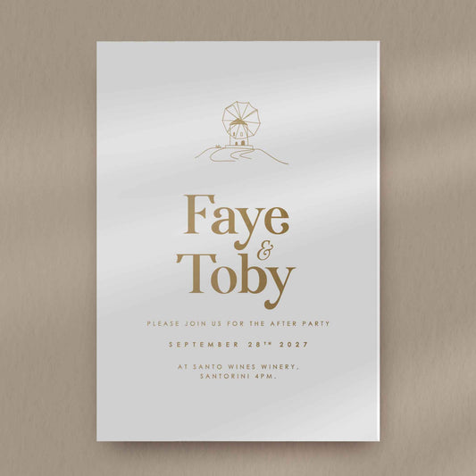 Faye Evening Invitation