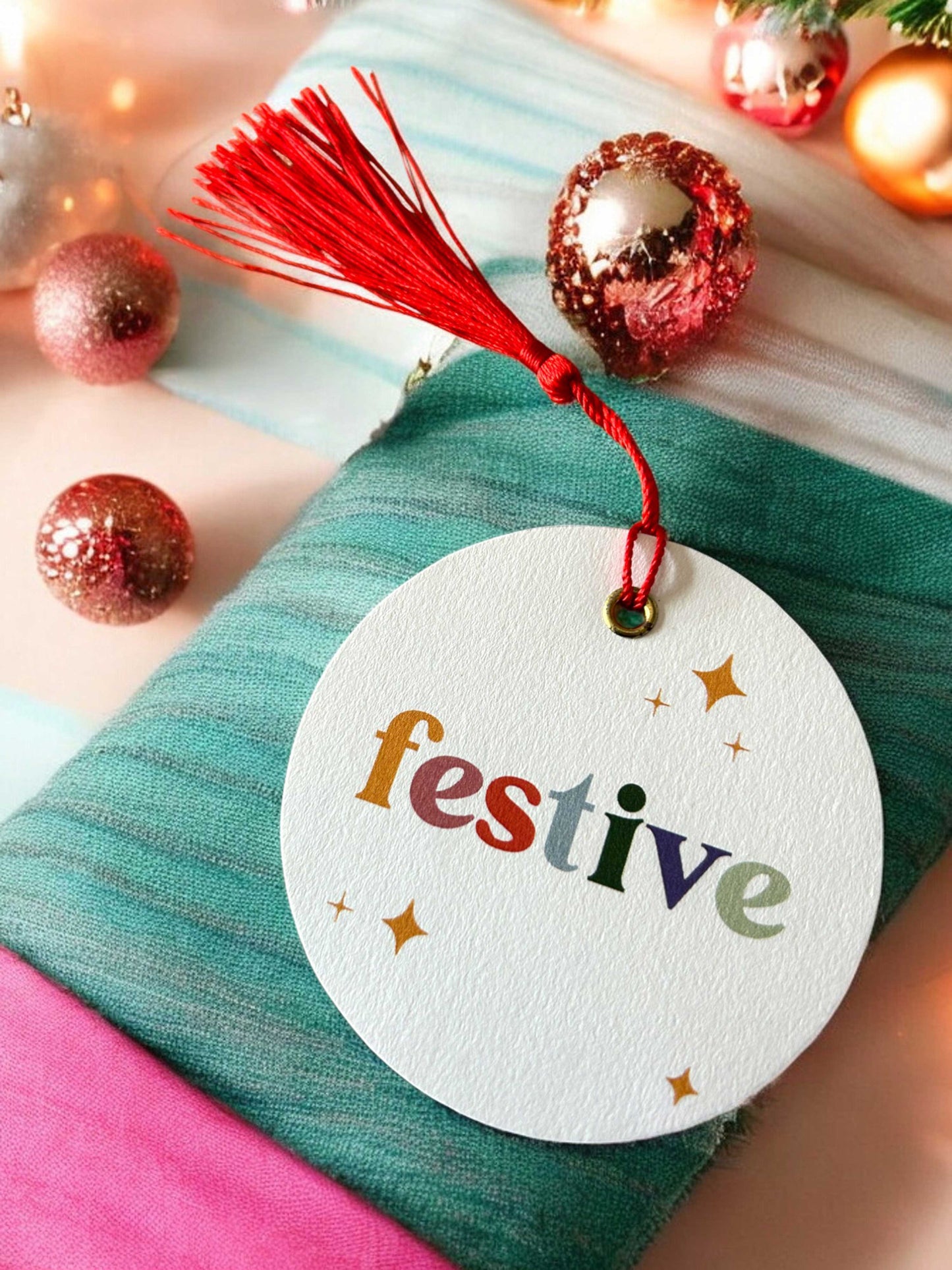 Bright Festive Place Cards | Digital Template