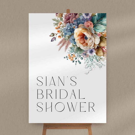 Sian Bridal Shower Sign